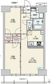 meLiV岩倉の間取り画像