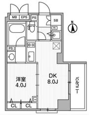 クリオ三田ラ・モードの間取り画像