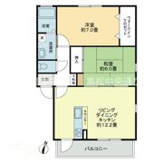 フォブール緑ヶ丘Aの間取り画像