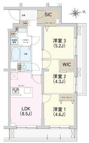AZEST北赤羽Ⅱの間取り画像