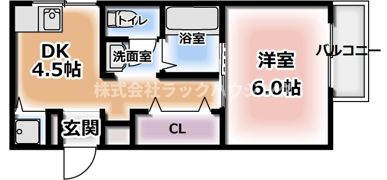 トレビアン天神マンション2の間取り画像