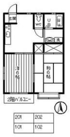 メゾンプリエールAの間取り画像