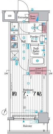 ディアレイシャス東京ノースパレスの間取り画像