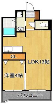 戸畑駅前銀座ビルの間取り画像