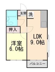 グランツ六甲の間取り画像