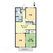 フォブール大井Aの間取り画像
