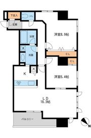 メトロタワー山下町の間取り画像
