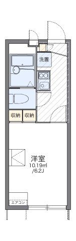 レオパレス室町の間取り画像