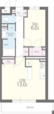 シャトン吹上の間取り画像