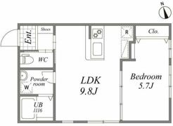 コリーヌ国分寺の間取り画像