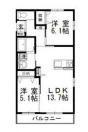 パルハイムⅠの間取り画像