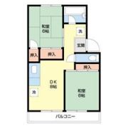ハイツ理歩Bの間取り画像