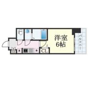 プレサンスOSAKA東成中本ハーヴィルの間取り画像
