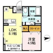 ティエドールAの間取り画像