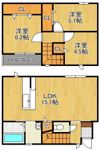 サンラプロ春日台 B棟の間取り画像