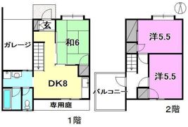 タウンハウス美里S棟の間取り画像