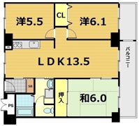 ミシガンハウス浜大津の間取り画像