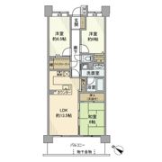 ゼファー四つ木ザナドゥ21の間取り画像