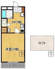 グランドール海老津駅前の間取り画像