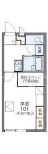 レオパレス大町の間取り画像