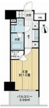 パークリュクス大阪天満の間取り画像