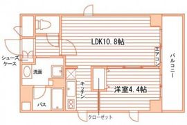 ボヌールスクエアアコオⅤ番館の間取り画像