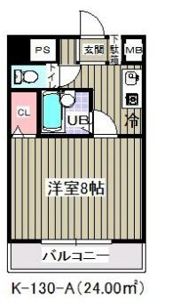 ウェルフェア富浜(K-130)の間取り画像
