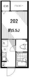 フォセット松戸・上本郷の間取り画像