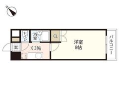 カーナ西田の間取り画像