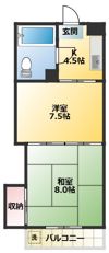 マンション美和の間取り画像