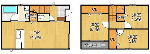 サンラプロ湯川II Aの間取り画像