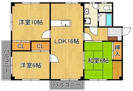 アルカサール菅原の間取り画像