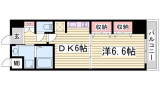 プレジール三ノ宮Ⅱの間取り画像