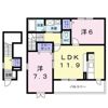 エスポワールTUの間取り画像