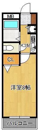 ダイナコート医生ヶ丘の間取り画像