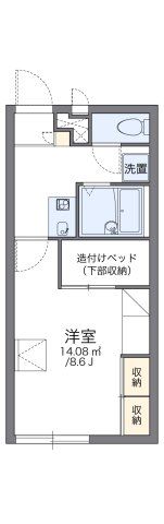 レオパレス神ヶ辻中の間取り画像