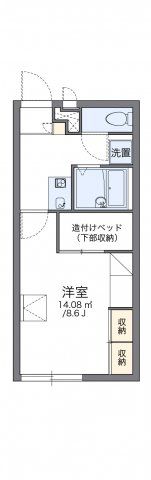 レオパレスルミエール冨陽ヶ丘の間取り画像