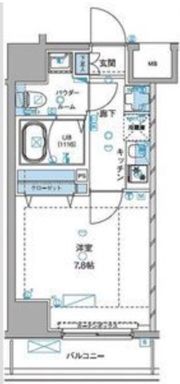 ジェノヴィア浅草Ⅲグリーンヴェールの間取り画像