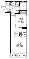 レストリーシェディジョーヴェの間取り画像
