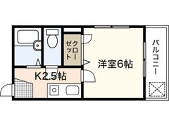 メルカード弐番館の間取り画像