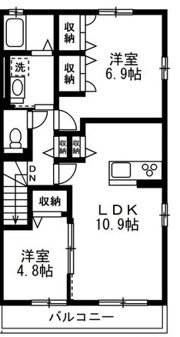 仮）総社市駅南AP2の間取り画像
