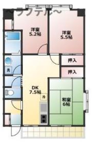 ヴィラーミ檸檬館B棟★の間取り画像