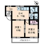 カーサビアンカの間取り画像