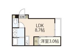 S-MOVE庚午北NEOの間取り画像