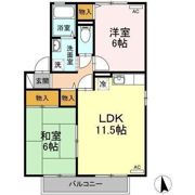 コーポ･FK D棟の間取り画像
