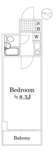 モンテベルデ横浜中央の間取り画像