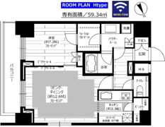 グランドコンシェルジュ六本木の間取り画像