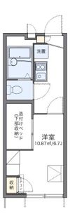 レオパレスさくらの間取り画像