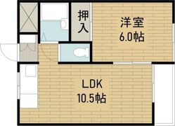 岩崎ハイツP1の間取り画像