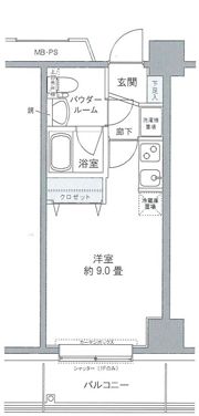 プライムアーバン豊洲の間取り画像